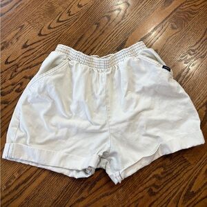 Chic White Jean Shorts Relaxed Fit